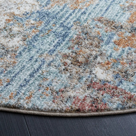 Safavieh Jasmine 5'-3" x 5'-3" Rug in Beige / Light Blue