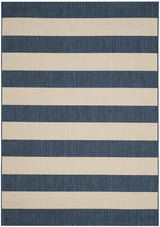 Safavieh Courtyard 5'-0" x 7'-0" Rug in Navy / Beige
