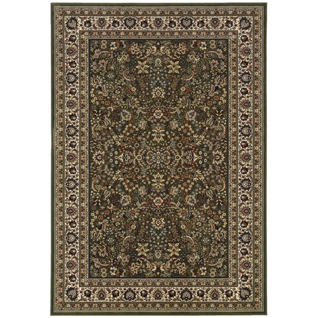 Oriental Weavers Sphinx Ariana 213g8 Green / Ivory Rugs - main flat