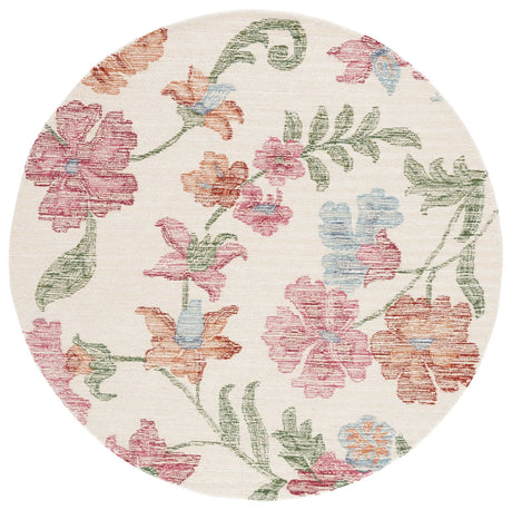 Safavieh Jardin 6'-0" x 6'-0" Rug in Ivory / Red