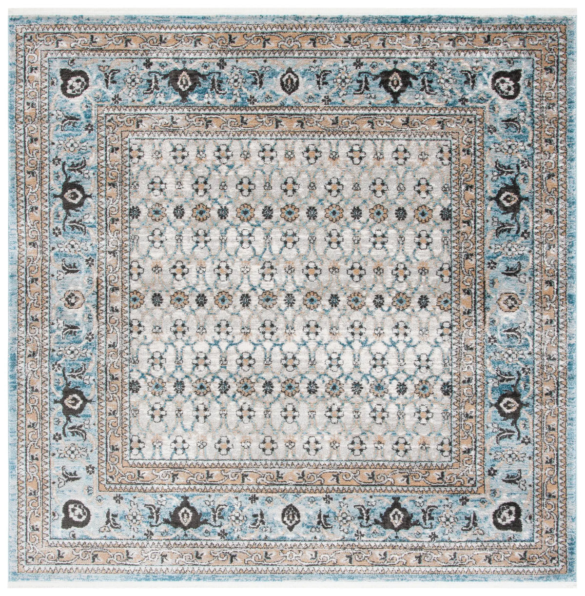 Safavieh Shivan 6'-7" x 6'-7" Rug in Grey / Blue