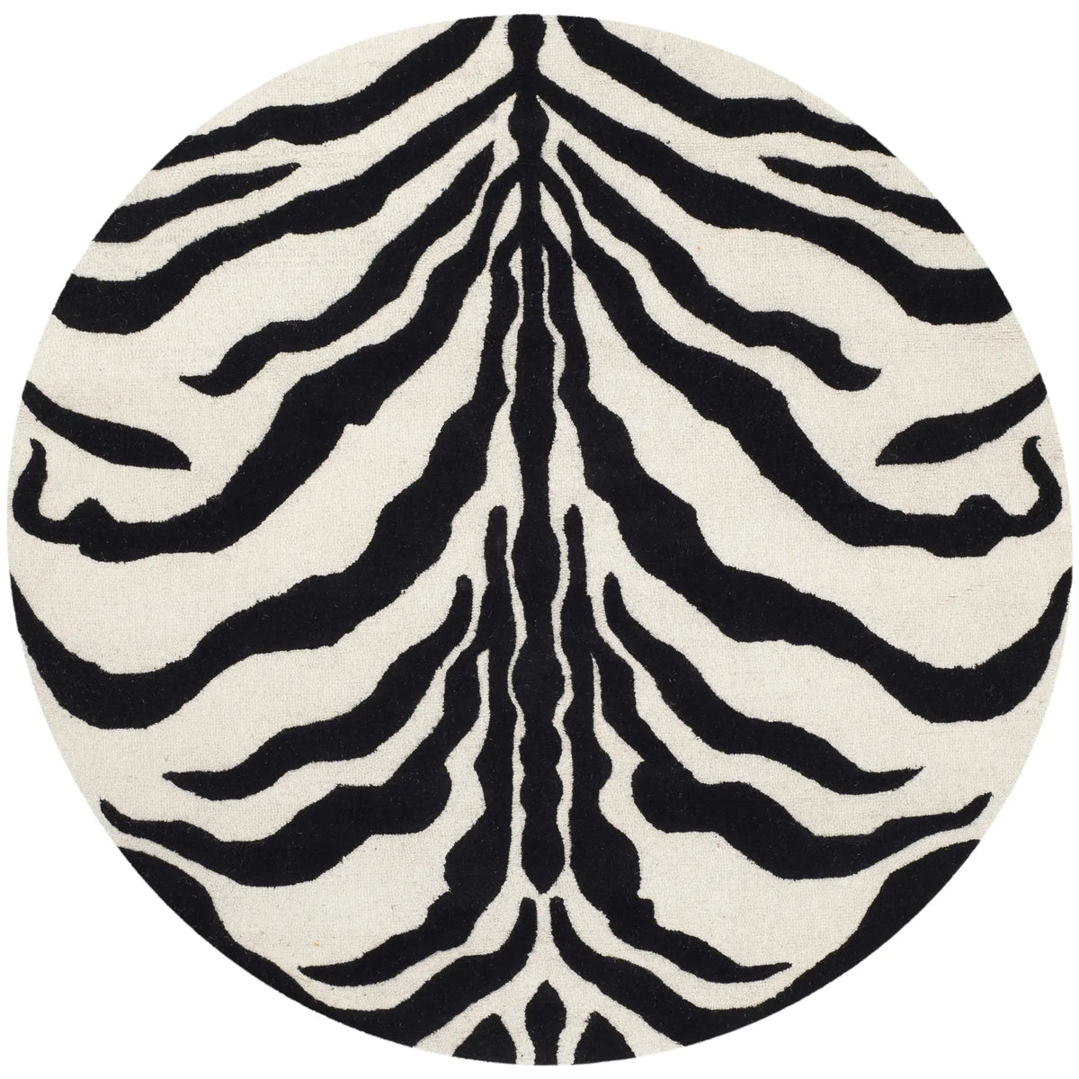 Safavieh Cambridge 6'-0" x 6'-0" Rug in Ivory / Black