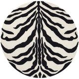Safavieh Cambridge 6'-0" x 6'-0" Rug in Ivory / Black