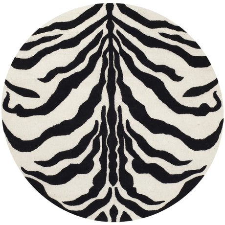 Safavieh Cambridge 6'-0" x 6'-0" Rug in Ivory / Black