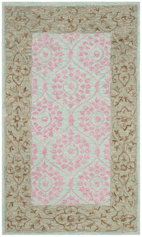 Safavieh Suzani 3'-0" x 5'-0" Rug in Taupe / Pink