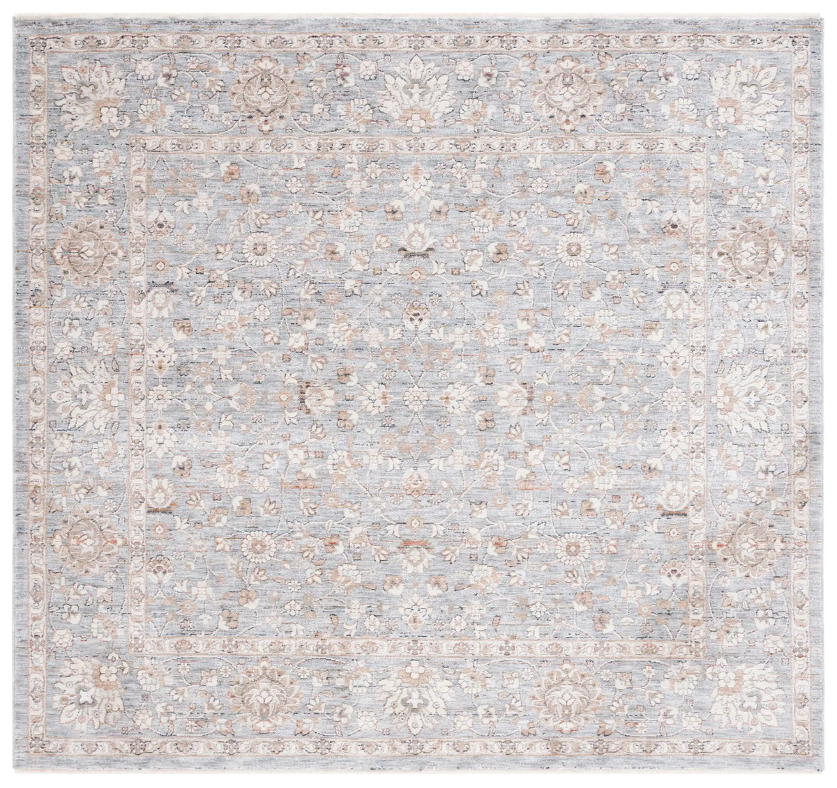 Safavieh Harlow 6'-3" x 6'-3" Rug in Grey Blue / Ivory