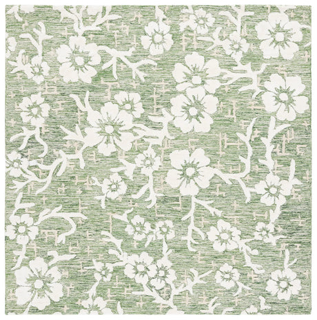 Safavieh Glamour 6'-0" x 6'-0" Rug in Green / Ivory
