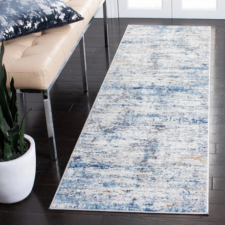 Safavieh Amelia 2'-3" x 8'-0" Rug in Ivory / Blue