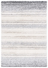 Safavieh Fontana Shag  800 4'-0" x 6'-0" Rug in Ivory / Grey