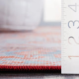 Safavieh Tucson 4'-0" x 6'-0" Rug in Rust / Blue