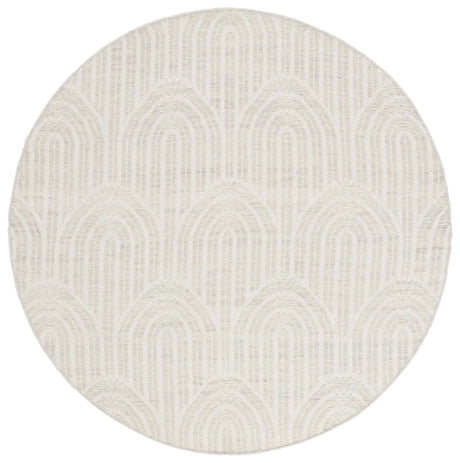Safavieh Kilim 6'-0" x 6'-0" Rug in Light Grey / Ivory