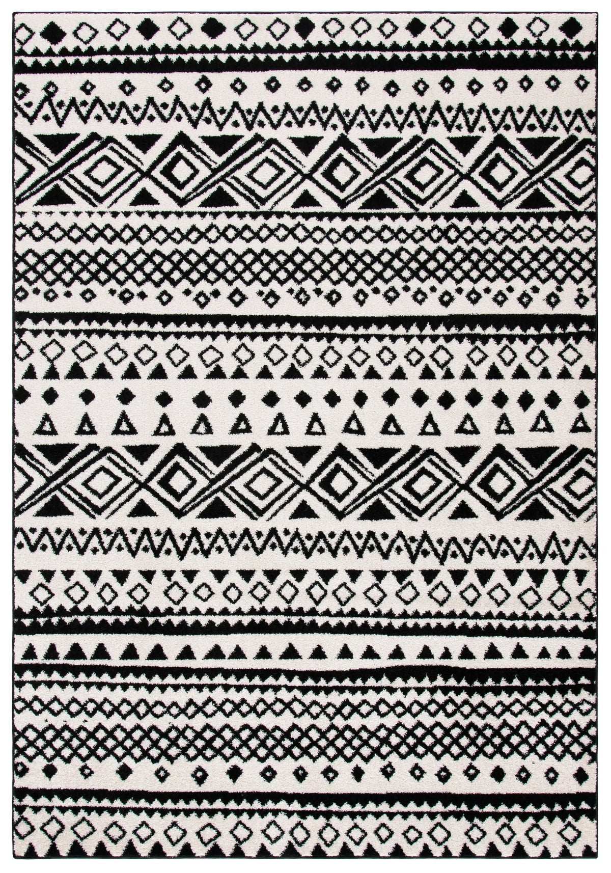 Safavieh Mercer 4'-0" x 6'-0" Rug in Ivory / Charcoal