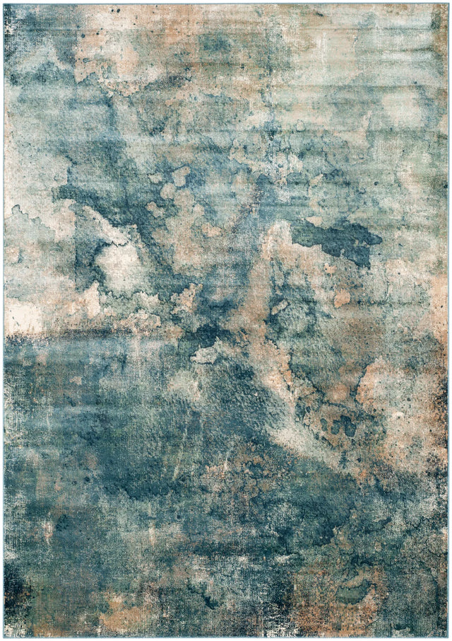 Safavieh Constellation Vintage 6'-7" x 9'-2" Rug in Light Blue / Multi