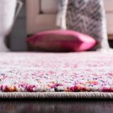 Safavieh Madison 5'-3" x 7'-0" Rug in Cream / Fuchsia