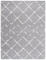 Safavieh Arizona Shag 10'-0" x 14'-0" Rug in Grey / Ivory
