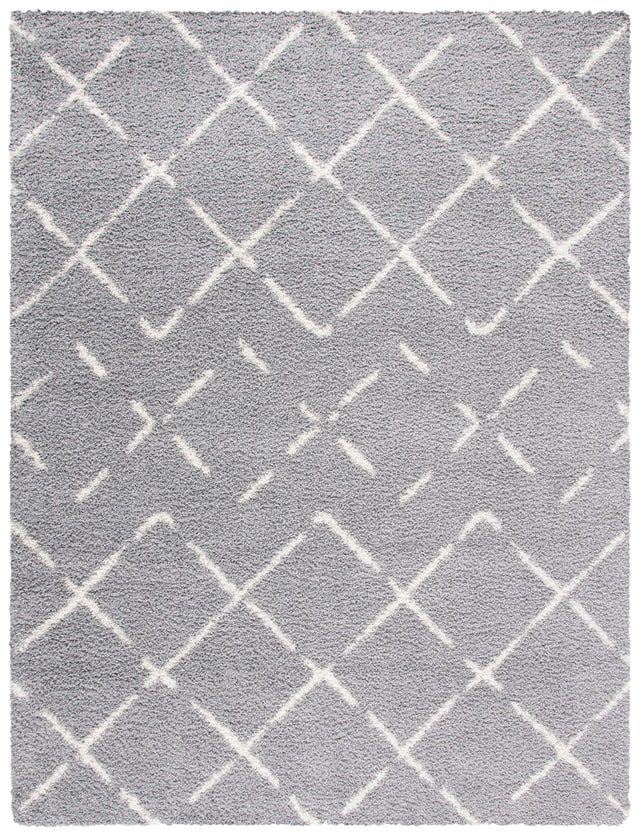Safavieh Arizona Shag 10'-0" x 14'-0" Rug in Grey / Ivory