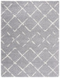 Safavieh Arizona Shag 10'-0" x 14'-0" Rug in Grey / Ivory