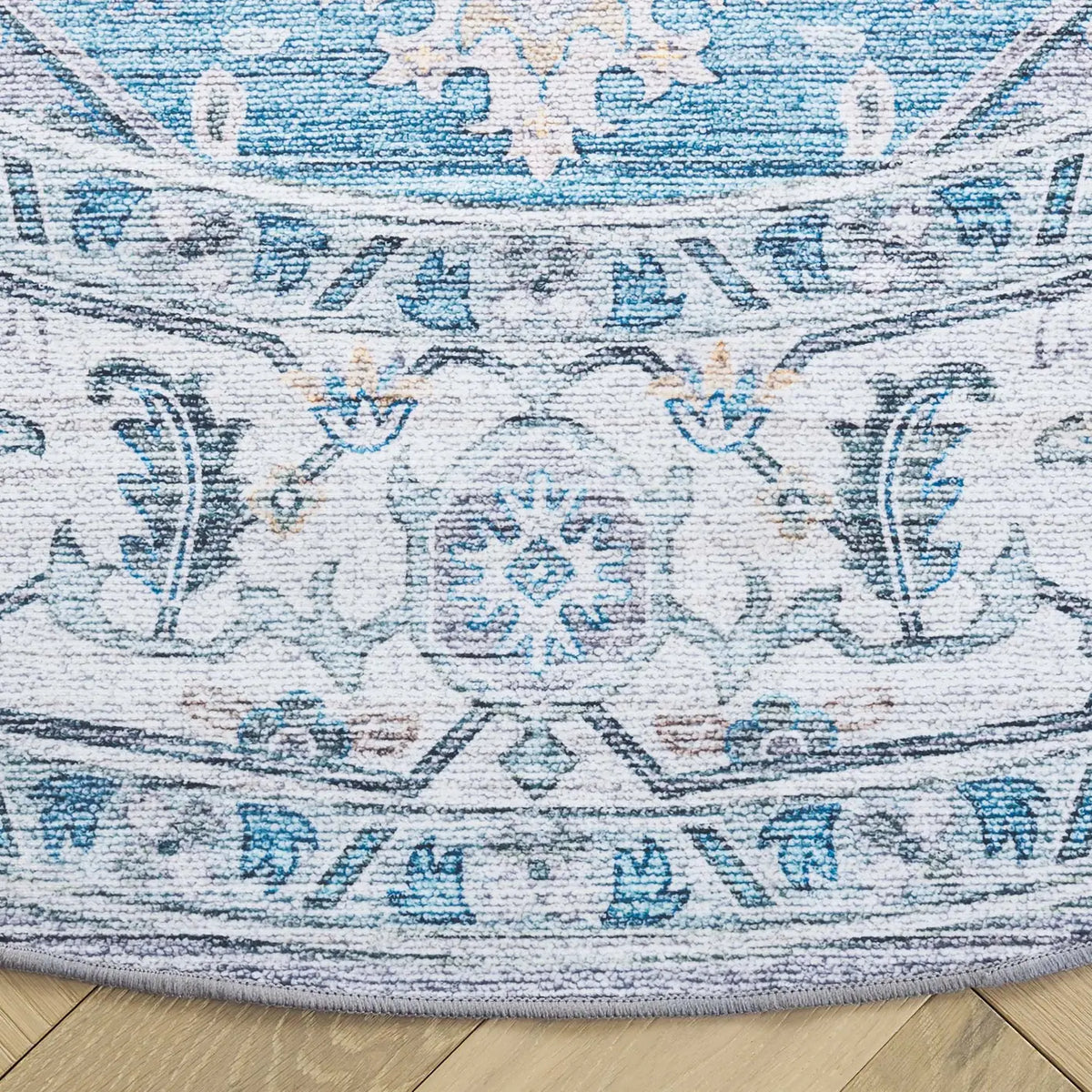 Safavieh Arizona 6'-0" x 6'-0" Rug in Grey / Turquoise