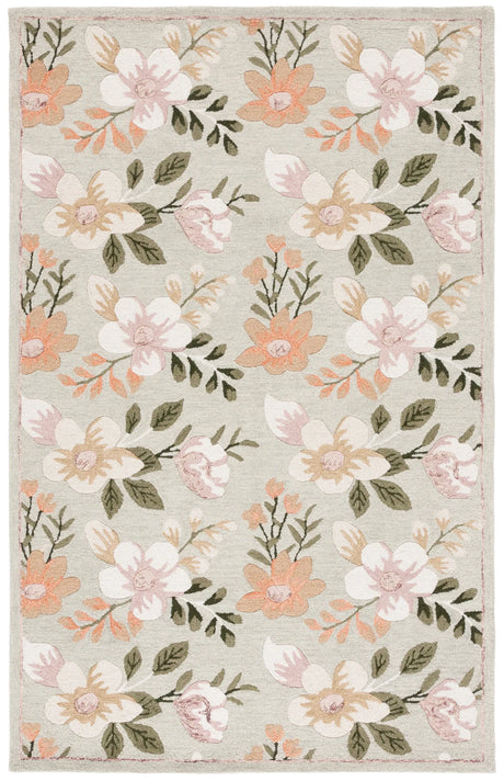 Safavieh Blossom 4'-0" x 6'-0" Rug in Sage / Ivory