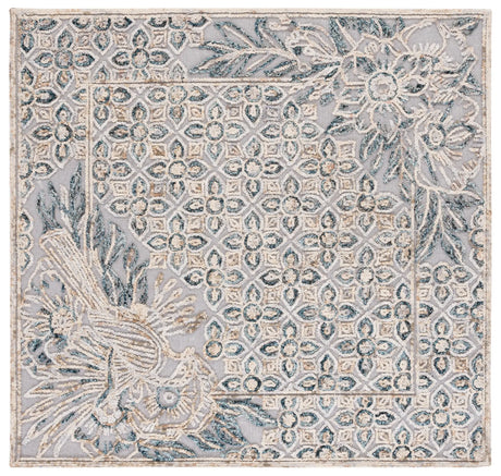 Safavieh Trace 6'-0" x 6'-0" Rug in Grey / Beige