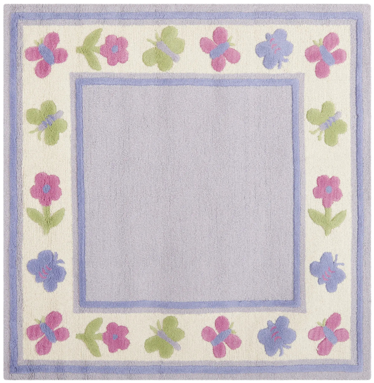 Safavieh Safavieh Kids 5'-0" x 5'-0" Rug in Lavander / Multi