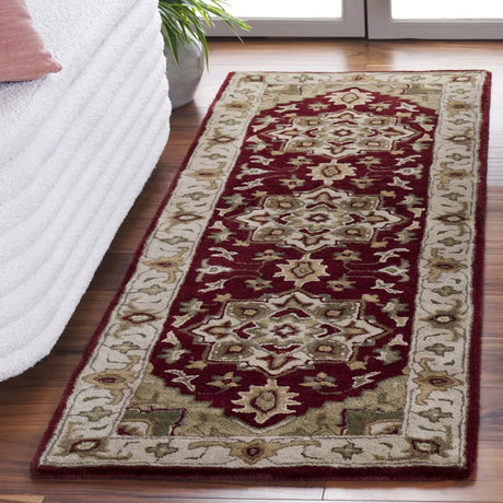 Safavieh Royalty 2'-3" x 7'-0" Rug in Red / Beige