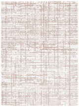 Safavieh Rumi Shag 4'-0" x 6'-0" Rug in Beige / Ivory