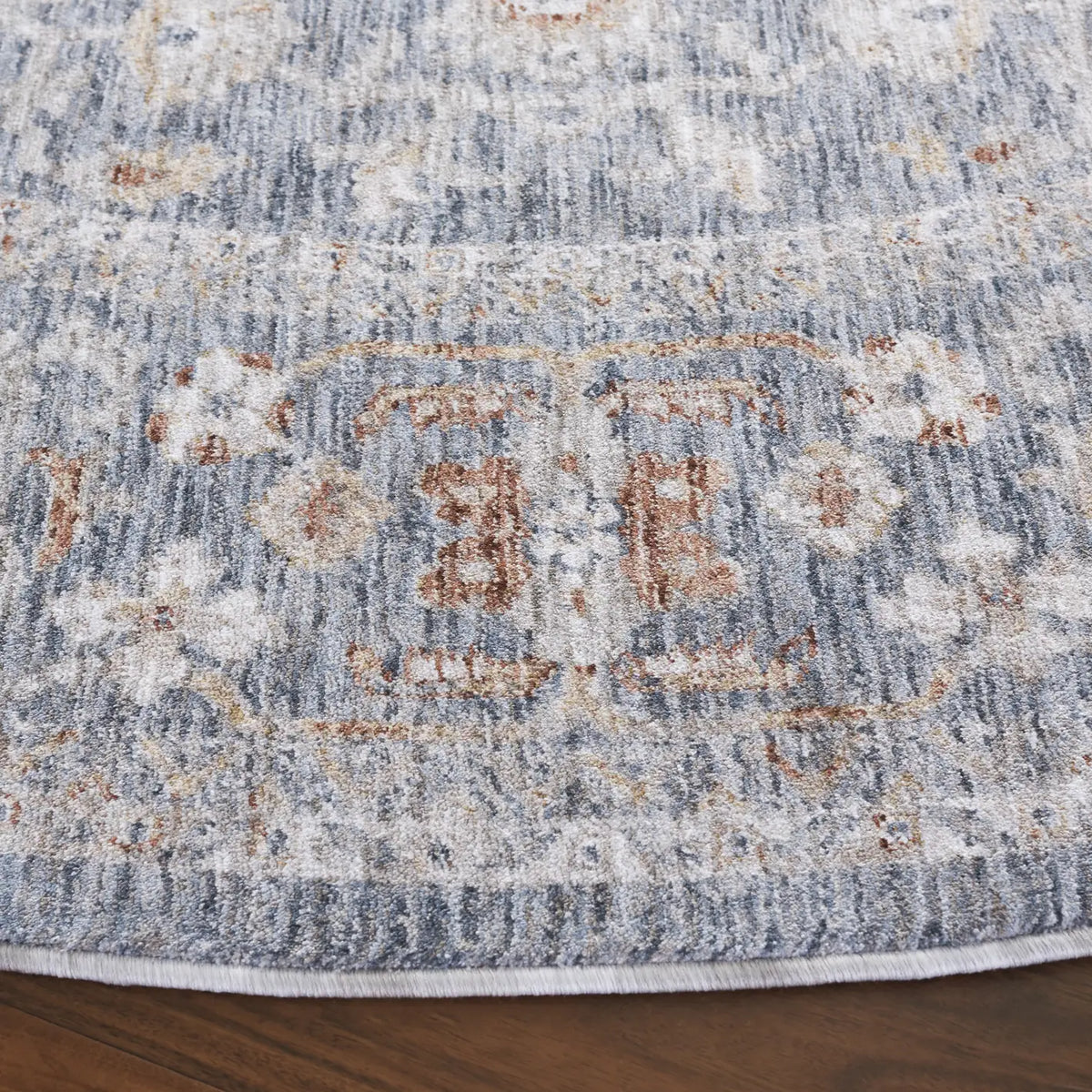 Safavieh Mason 100 6'-3" x 6'-3" Rug in Blue / Beige