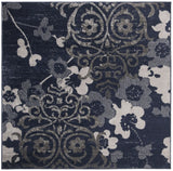 Safavieh Adirondack 6'-0" x 6'-0" Rug in Navy / Silver