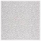 Safavieh Courtyard 6'-7" x 6'-7" Rug in Ivory / Grey