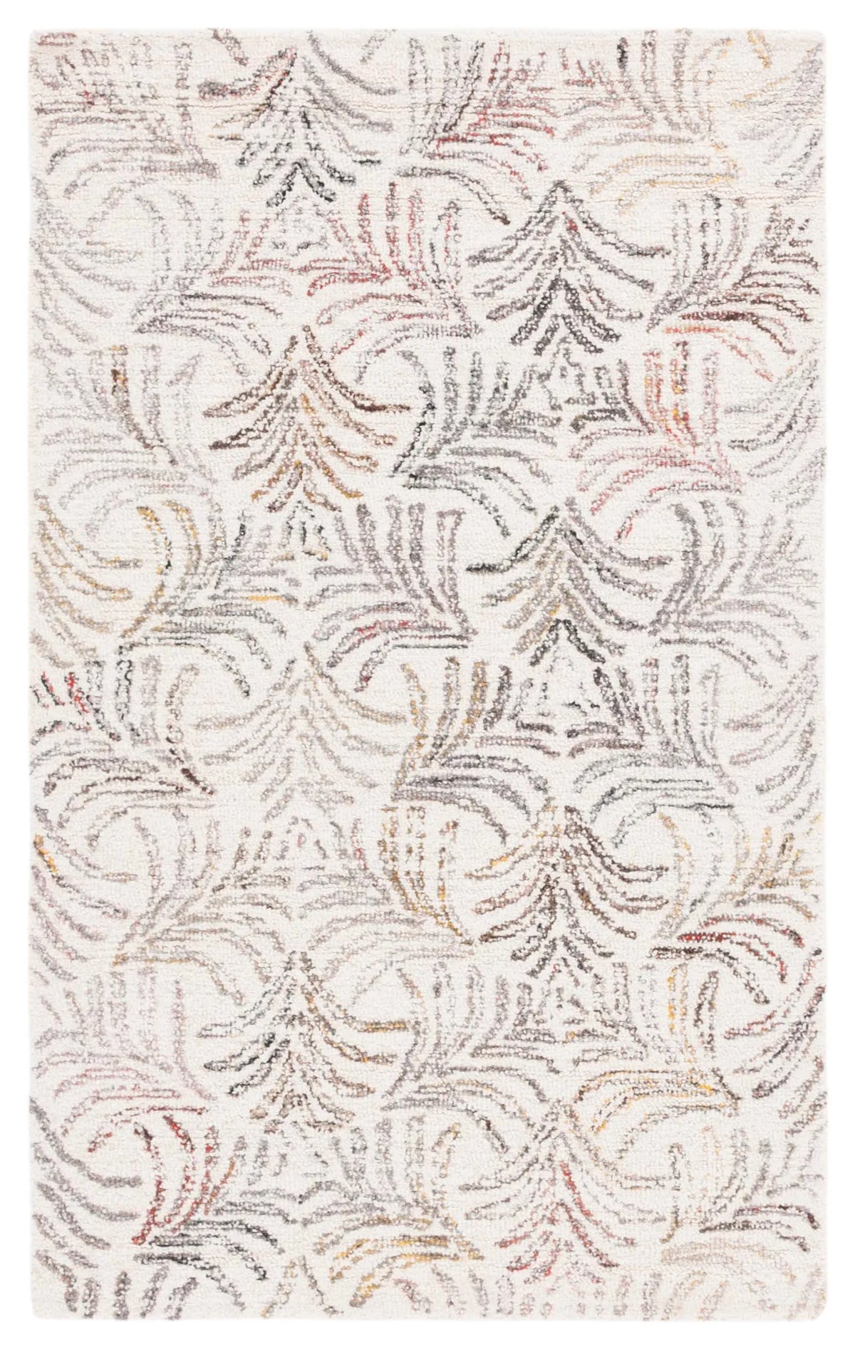 Safavieh Jardin 3'-0" x 5'-0" Rug in Ivory / Red