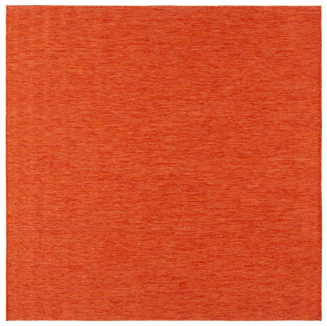 Safavieh Beach House 6'-7" x 6'-7" Rug in Orange