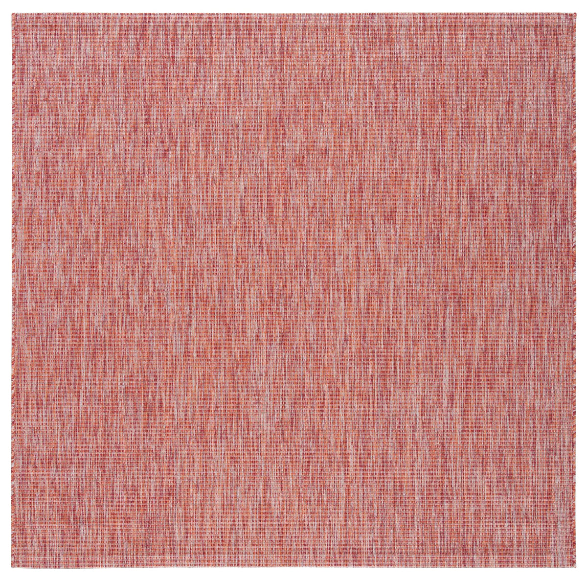 Safavieh Courtyard 6'-7" x 6'-7" Rug in Red / Red