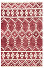 Safavieh Abstract 4'-0" x 6'-0" Rug in Red / Ivory