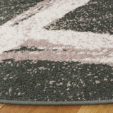 Safavieh Adirondack 6'-0" x 6'-0" Rug in Dark Green / Ivory