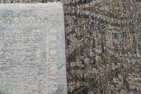 Dynamic Rugs Pandora 17641 Power Loomed Transitional Brown/Beige/White Rug - Corner
