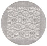 Safavieh Vermont 6'-0" x 6'-0" Rug in Ivory / Black
