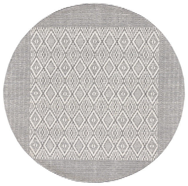 Safavieh Vermont 6'-0" x 6'-0" Rug in Ivory / Black