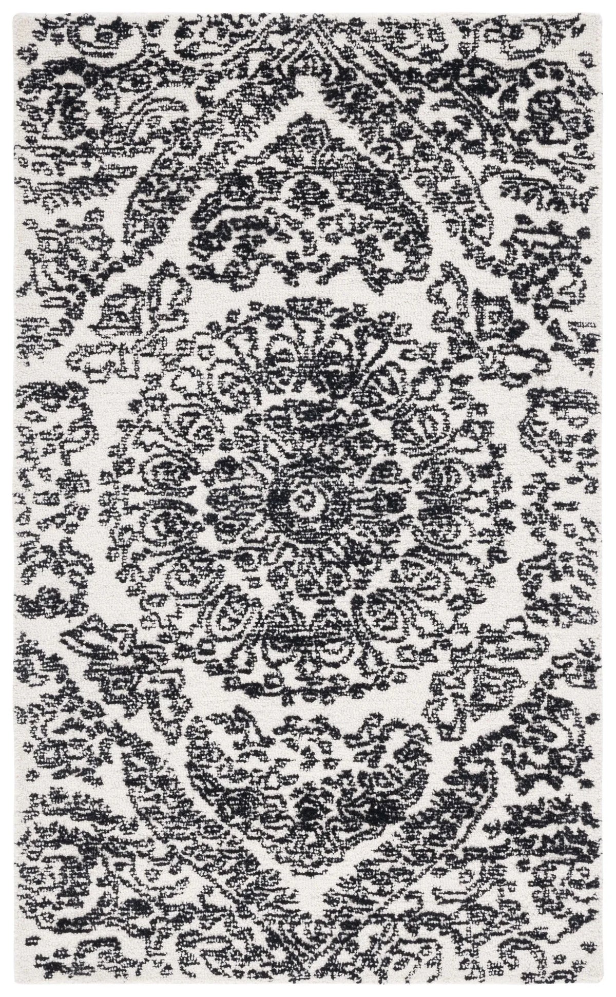 Safavieh Metro 3'-0" x 5'-0" Rug in Ivory / Black