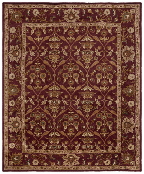 Safavieh Antiquity 9'-6" x 13'-6" Rug in Wine / Gold