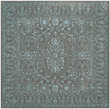 Safavieh Glamour 6'-0" x 6'-0" Rug in Blue / Dark Grey