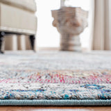 Safavieh Aria 4'-0" x 6'-0" Rug in Turquoise / Light Orange