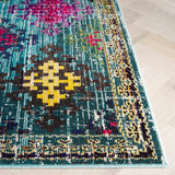 Safavieh Monaco 4'-0" x 5'-7" Rug in Blue / Multi