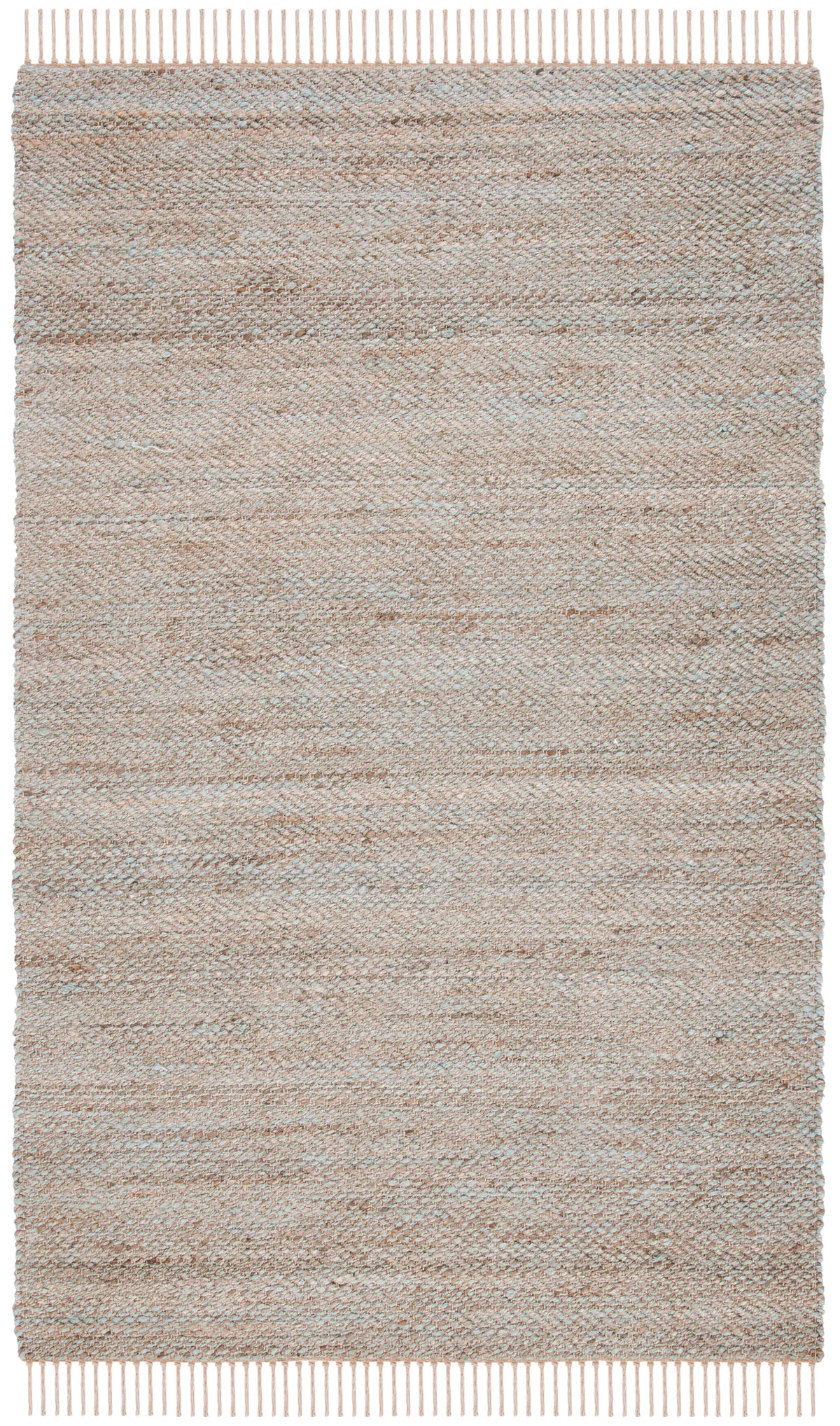 Safavieh Natural Fiber 4'-0" x 6'-0" Rug in Natural / Teal