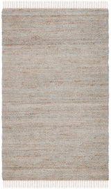 Safavieh Natural Fiber 4'-0" x 6'-0" Rug in Natural / Teal