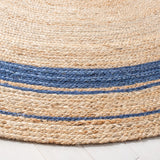 Safavieh Natural Fiber 6'-0" x 6'-0" Rug in Navy / Natural