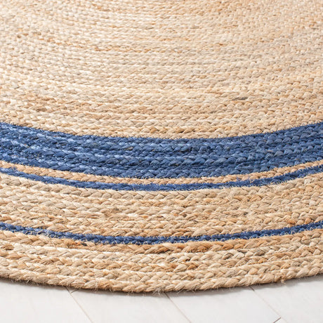 Safavieh Natural Fiber 6'-0" x 6'-0" Rug in Navy / Natural