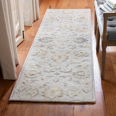 Safavieh Glamour 2'-3" x 8'-0" Rug in Light Blue / Ivory