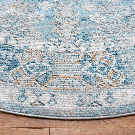 Safavieh Shivan 6'-7" x 6'-7" Rug in Blue / Gold