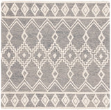 Safavieh Abstract 6'-0" x 6'-0" Rug in Grey / Ivory
